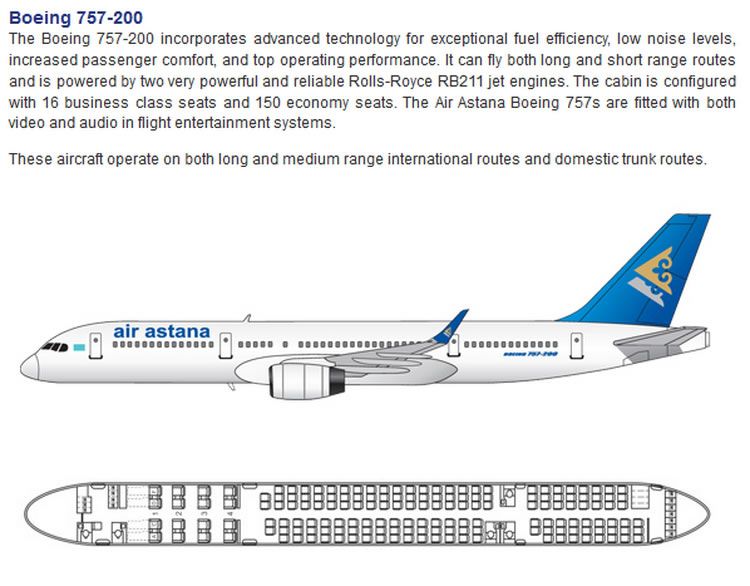 757 боинг салон схема