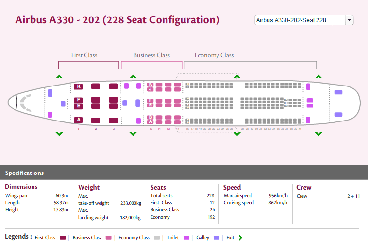 Северный ветер airbus 330 200 схема салона