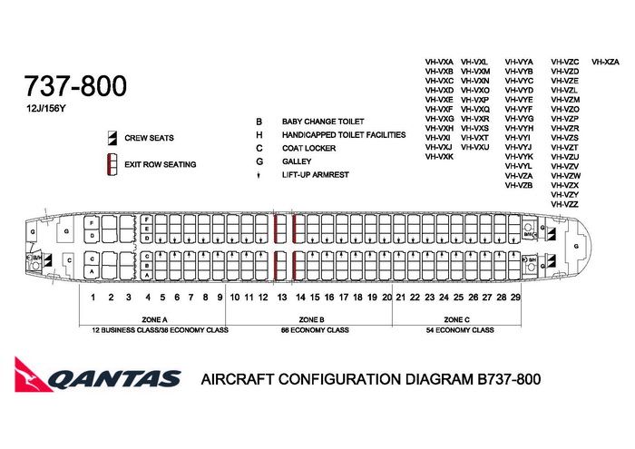 Боинг 737 900 схема посадочных мест