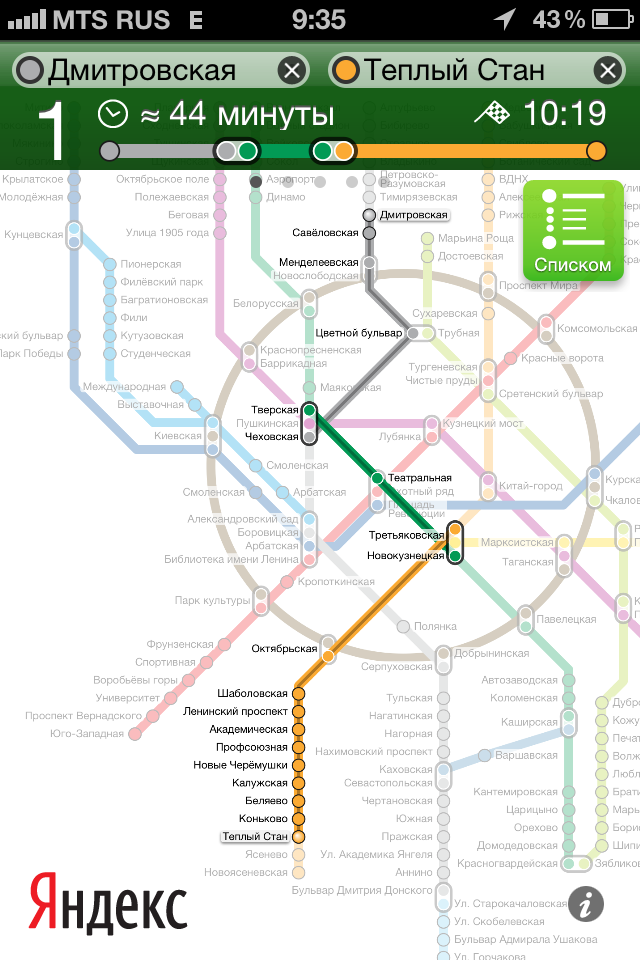 Карта метро станция дмитрия донского карта