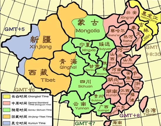 Карта Шанхая
