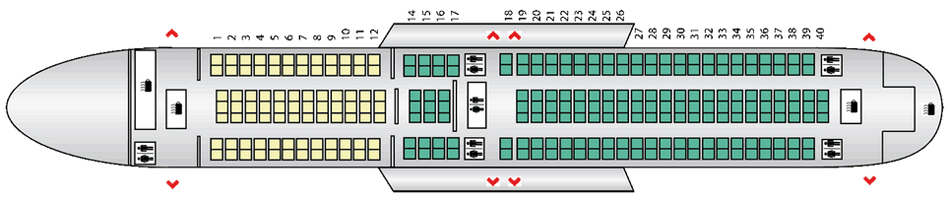 Боинг 767 300 азур эйр схема салона