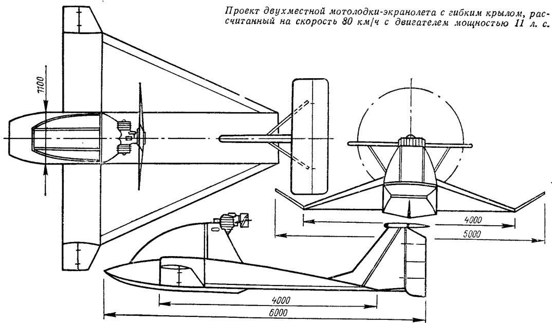 Аэродинамическая схема бесхвостка