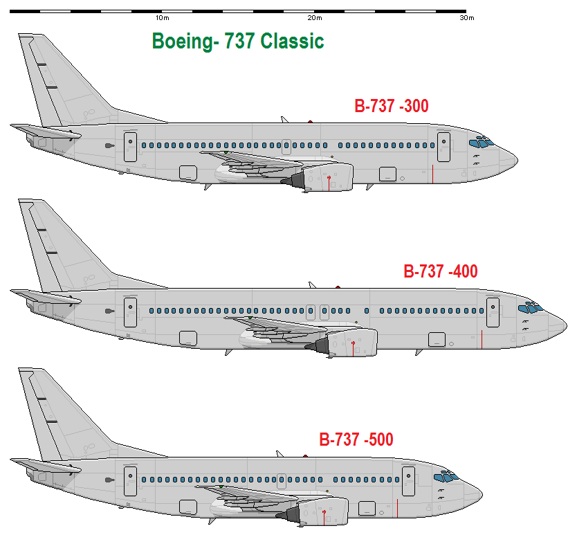 Чертеж boeing 737