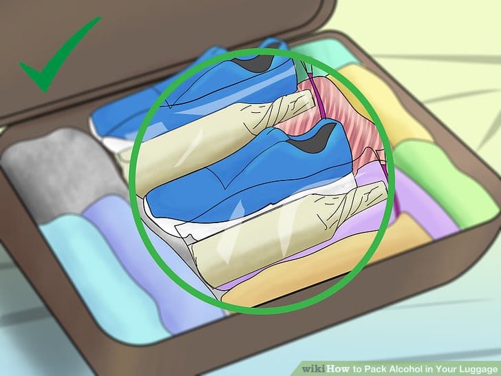 Как упаковать алкоголь в багаж