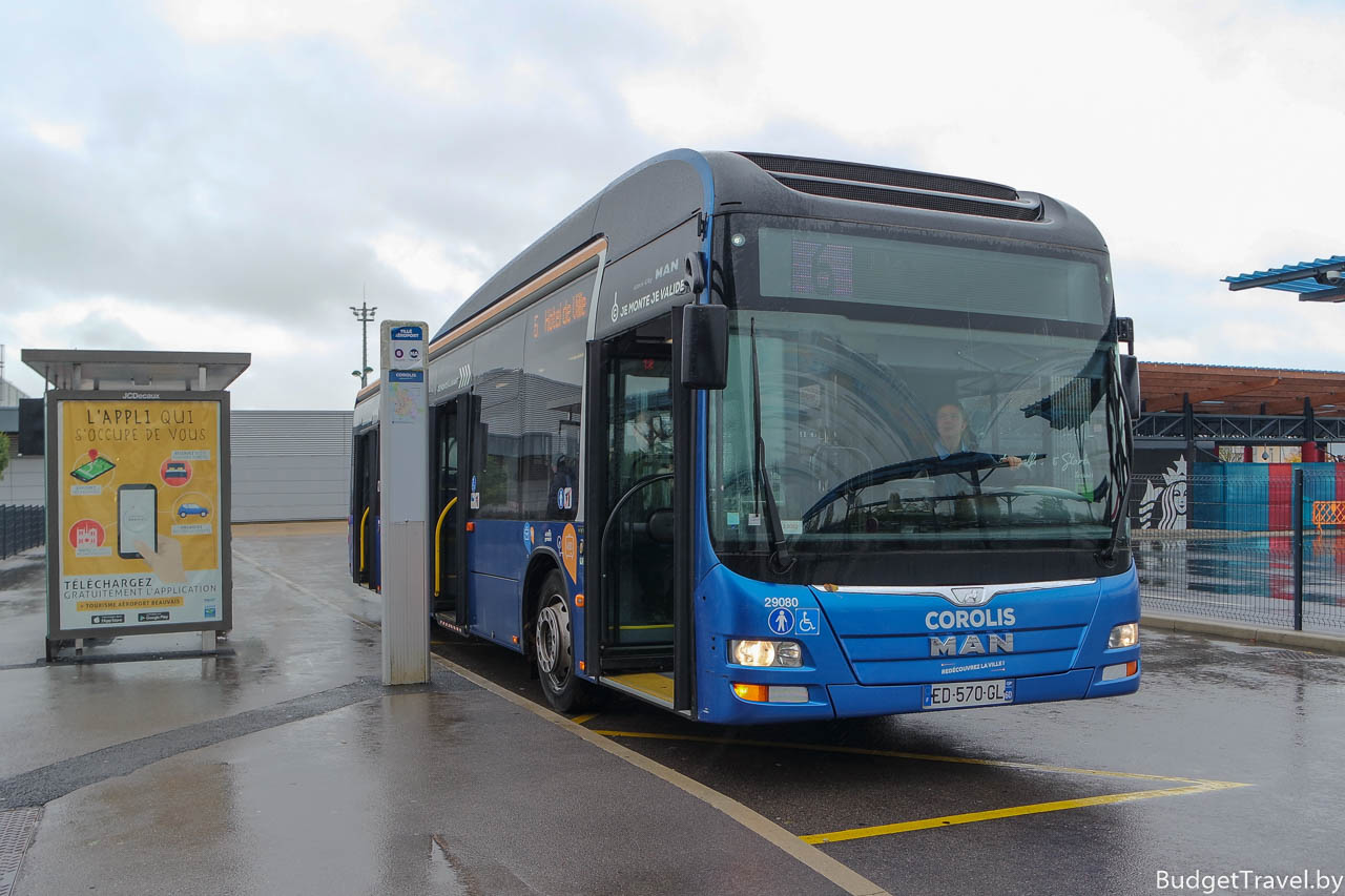Автобус из аэропорта Бове в город Бове