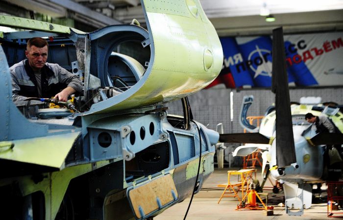 Фоторепортаж с места производства вертолетов Ка-52 «Алигатор» (43 фото)