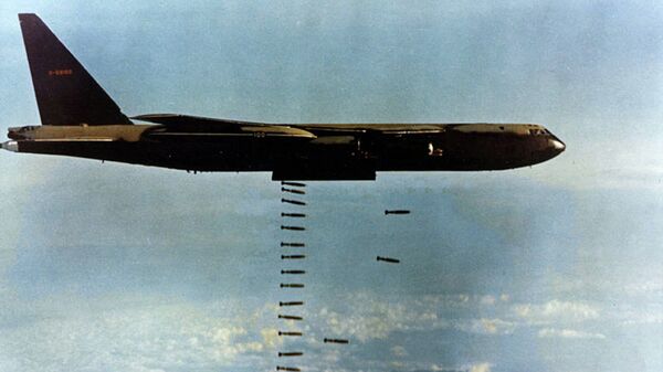 Бомбардировка целей во время войны во Вьетнаме