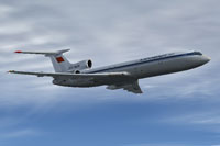 Screenshot of Tupolev Tu-154M in flight.