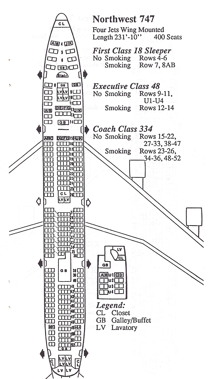 Seat Map 747