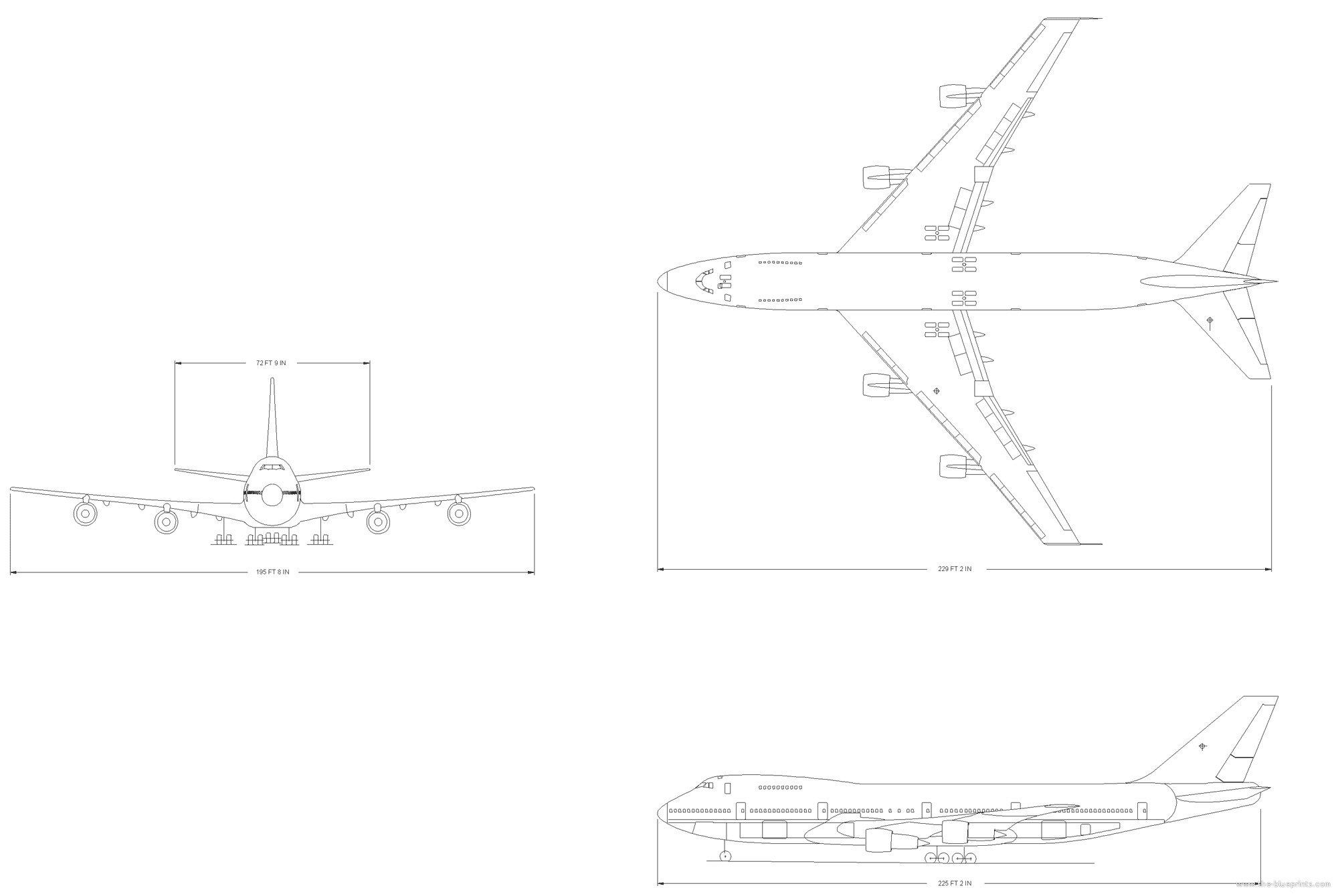 Боинг 747 8 схема