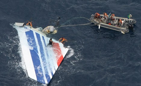 Some of the debris from the missing Air France flight was eventually recovered
