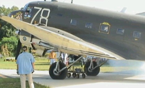 Transport plane: The C-47 was used to fly in supplies to China as they fought the Japanese occupation forces