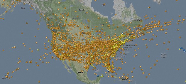 The site enables you track a specific flight, mark out its route, the airport from which it departed and where it is supposed to land