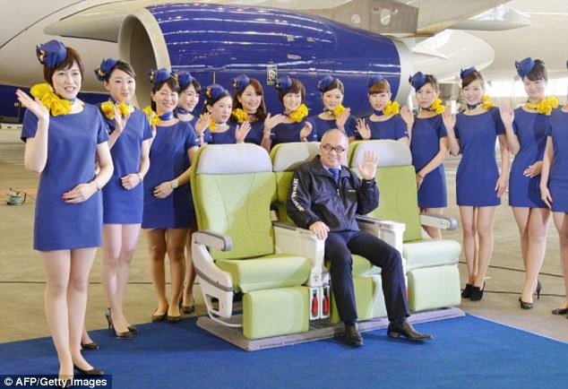 Skymark Airlines flight attendants expressed concerns about passengers taking photos up their skirts