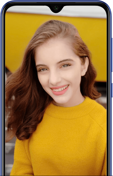 20MP selfie camera with Beautify