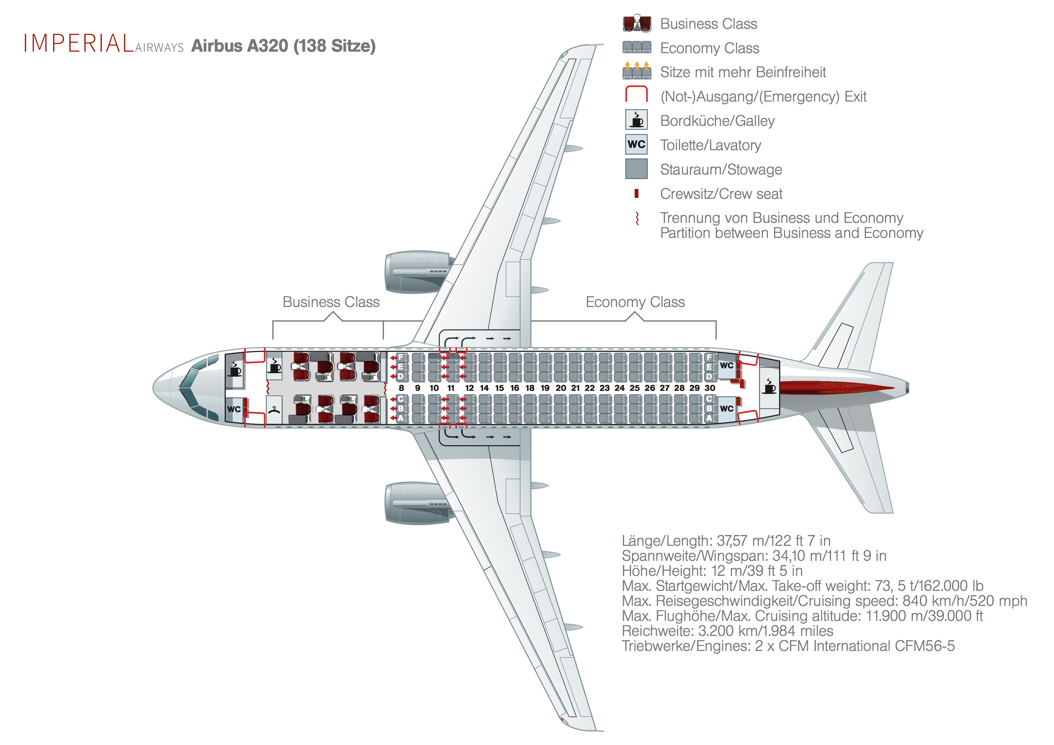 А320 neo схема салона