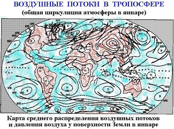 Карта циклонов на планете