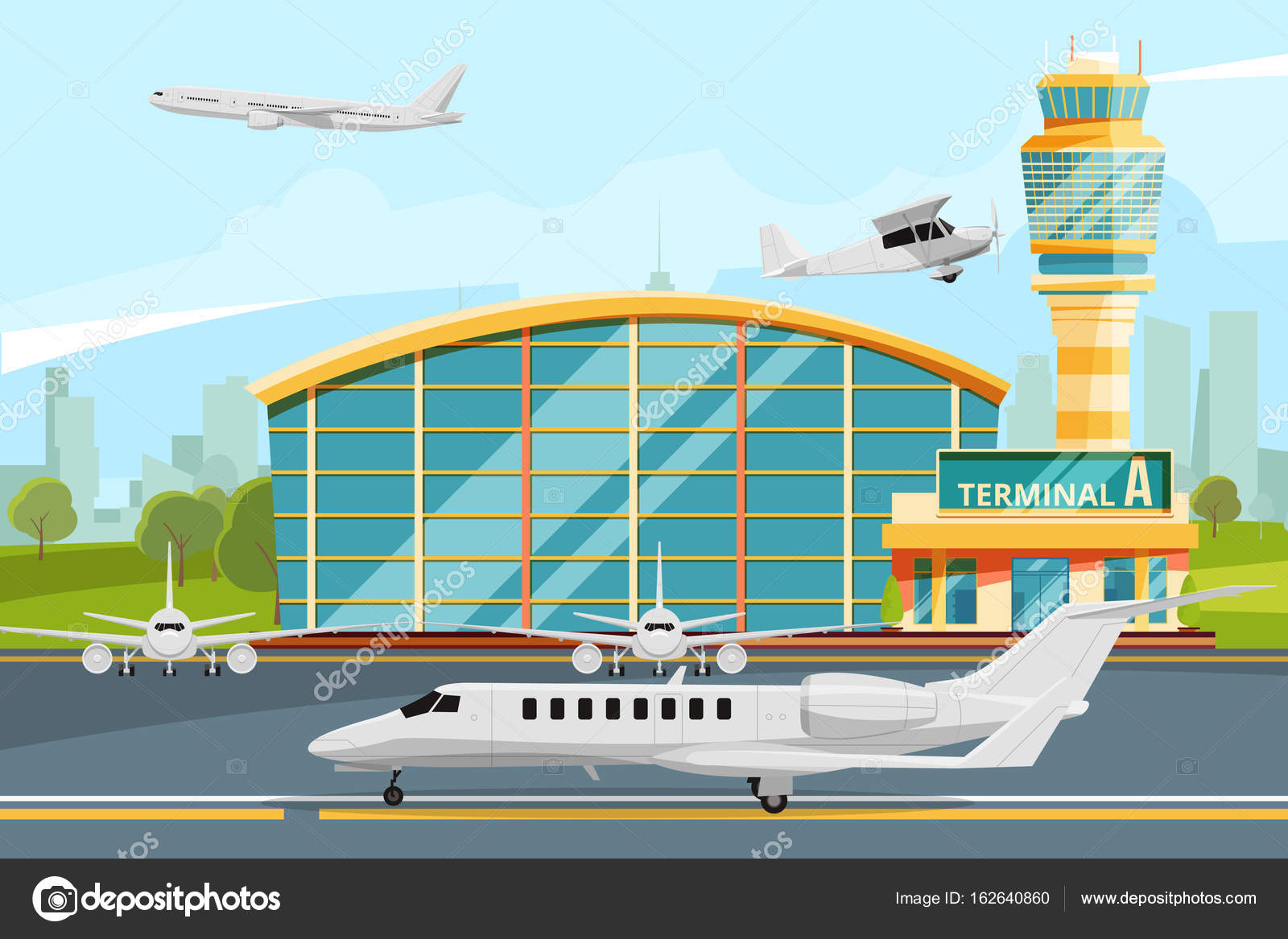 Картинка аэропорт для детей на прозрачном фоне