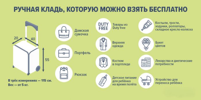 Что можно положить в ручную кладь Что можно положить в ручную кладь