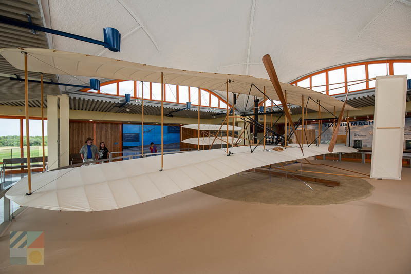 Wright Wright Flyer replica at the Wright Brothers National Memorial 